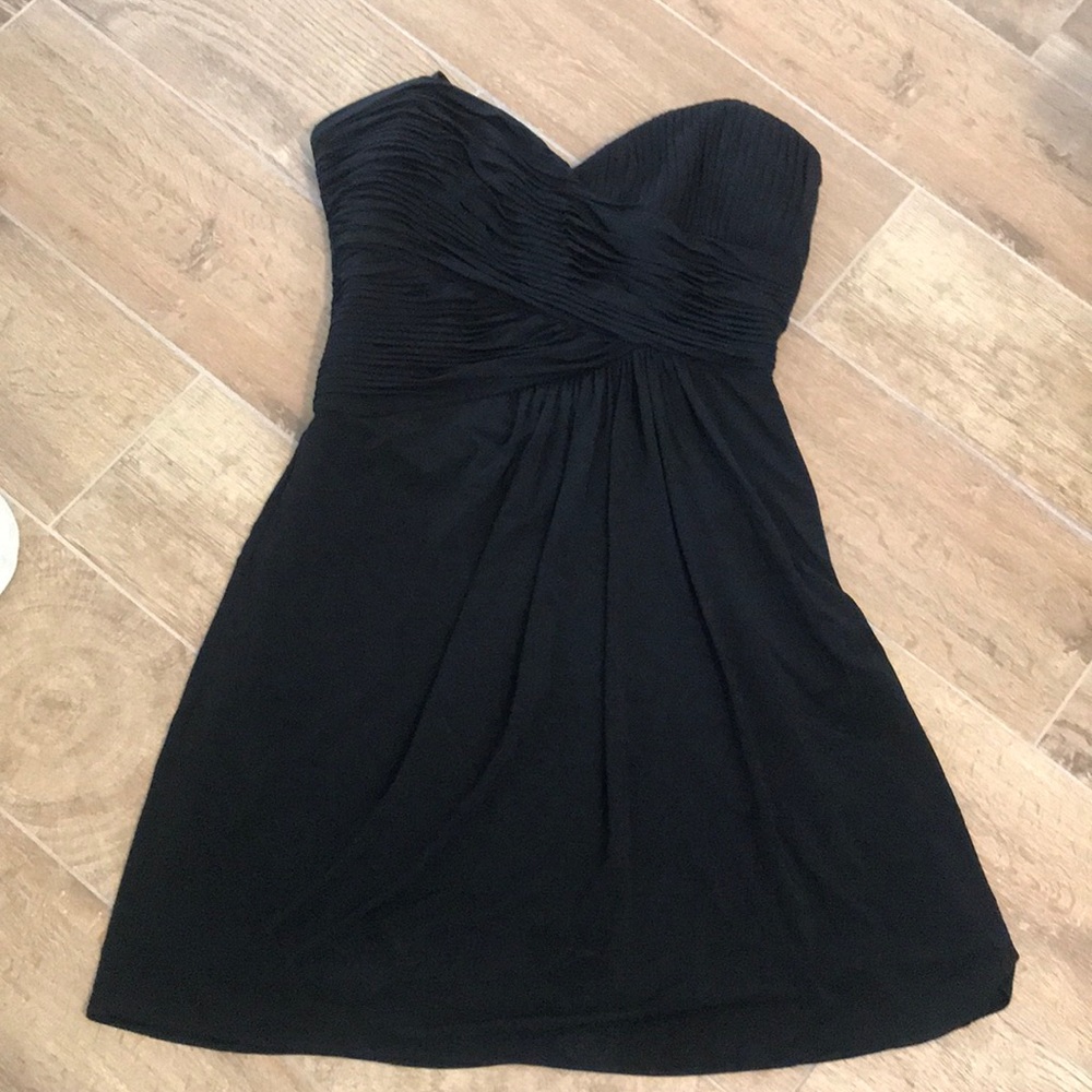BCBG Black Strapless Cocktail Dress Size 2